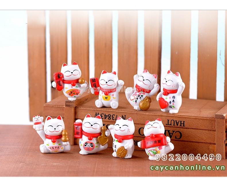 Mèo vẫy thần tài tượng phong thủy mèo vẫy tay