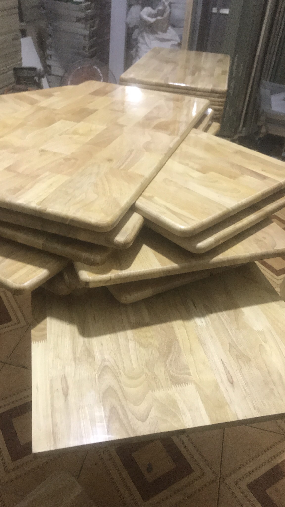 [HCM]Mặt Gỗ cao su 40*60 Dày 18Ly