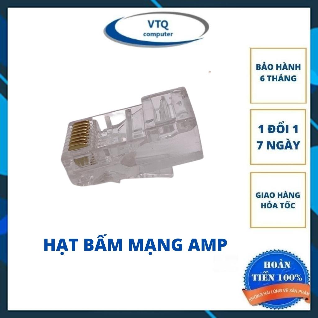 Hạt mạng AMP,đầu bấm mạng amp RJ45 hộp 100 hạt