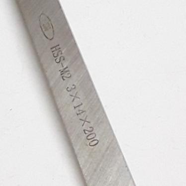 dao tiện M2 -3x14x200mm