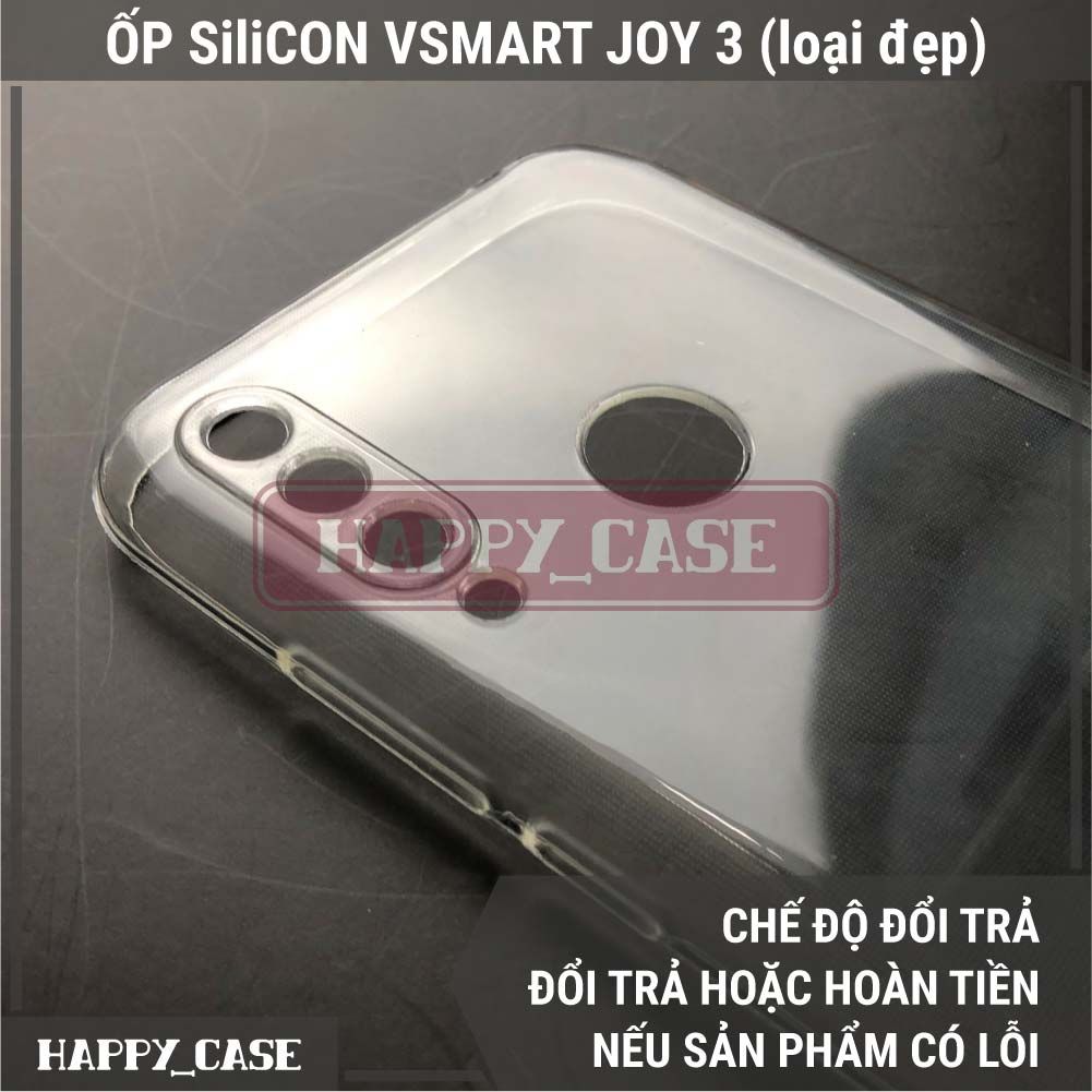 Ốp Điện Thoại Vsmart Joy 3 (LOẠI ĐẸP) Thin Transparent Silicon