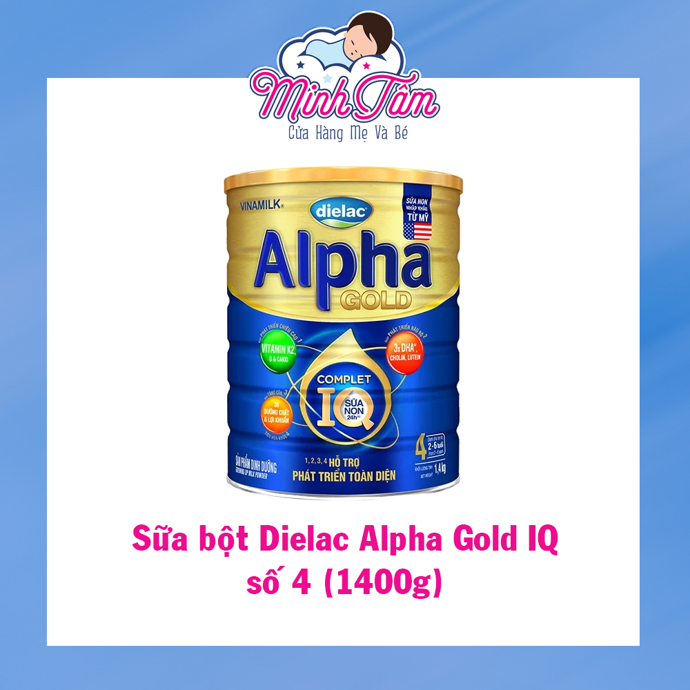 Sữa bột Dielac Alpha Gold 4 1400g