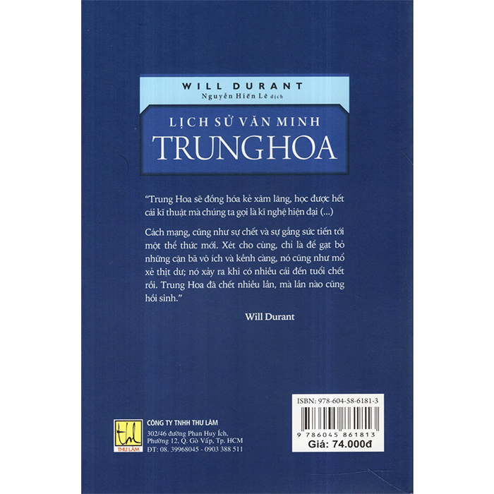 Sách - Lịch Sử Văn Minh Trung Hoa