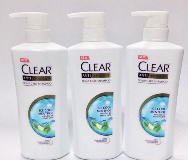 COMBO cặp dầu gội Clear bạc hà nam nữ 410ml- Thái lan