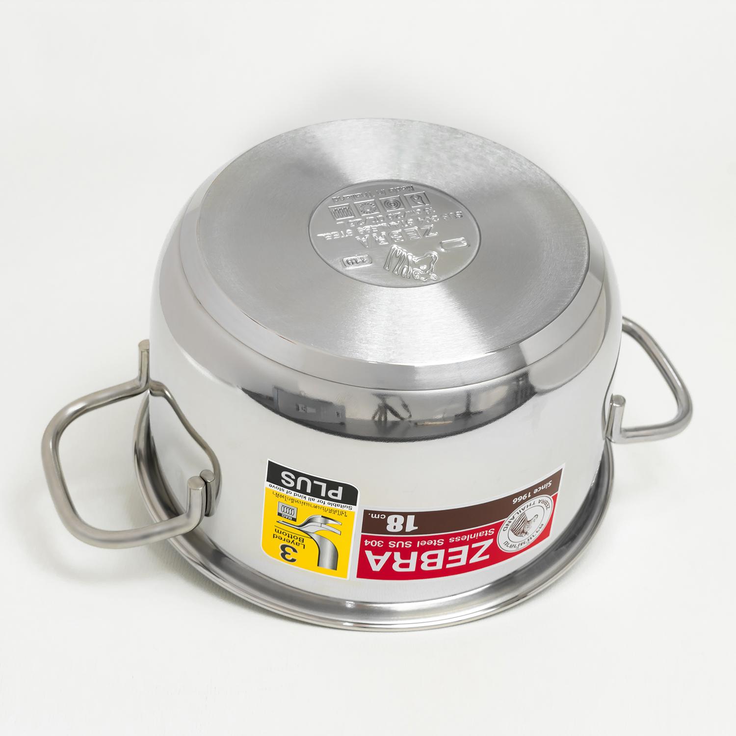 Bộ 3 nồi inox Extra Infinity 0.6mm Zebra - 180827