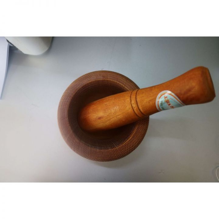 Bộ chày cối gỗ