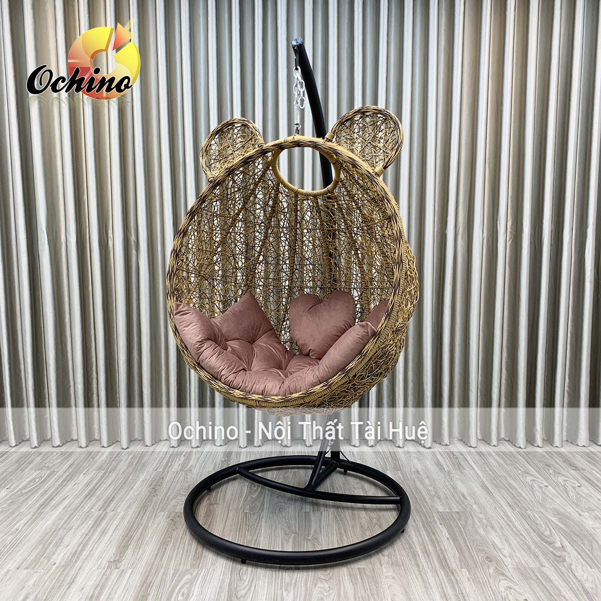 Xích Đu để sân vườn và Ban Công Mẫu Tai Thỏ Độc lạ