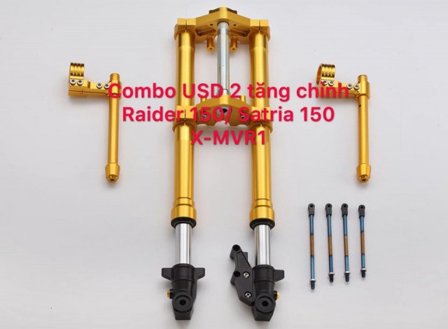 PHUỘC USD CHO RAIDER/SATRIA 150 (không bao gồm trợ lực trung tâm)