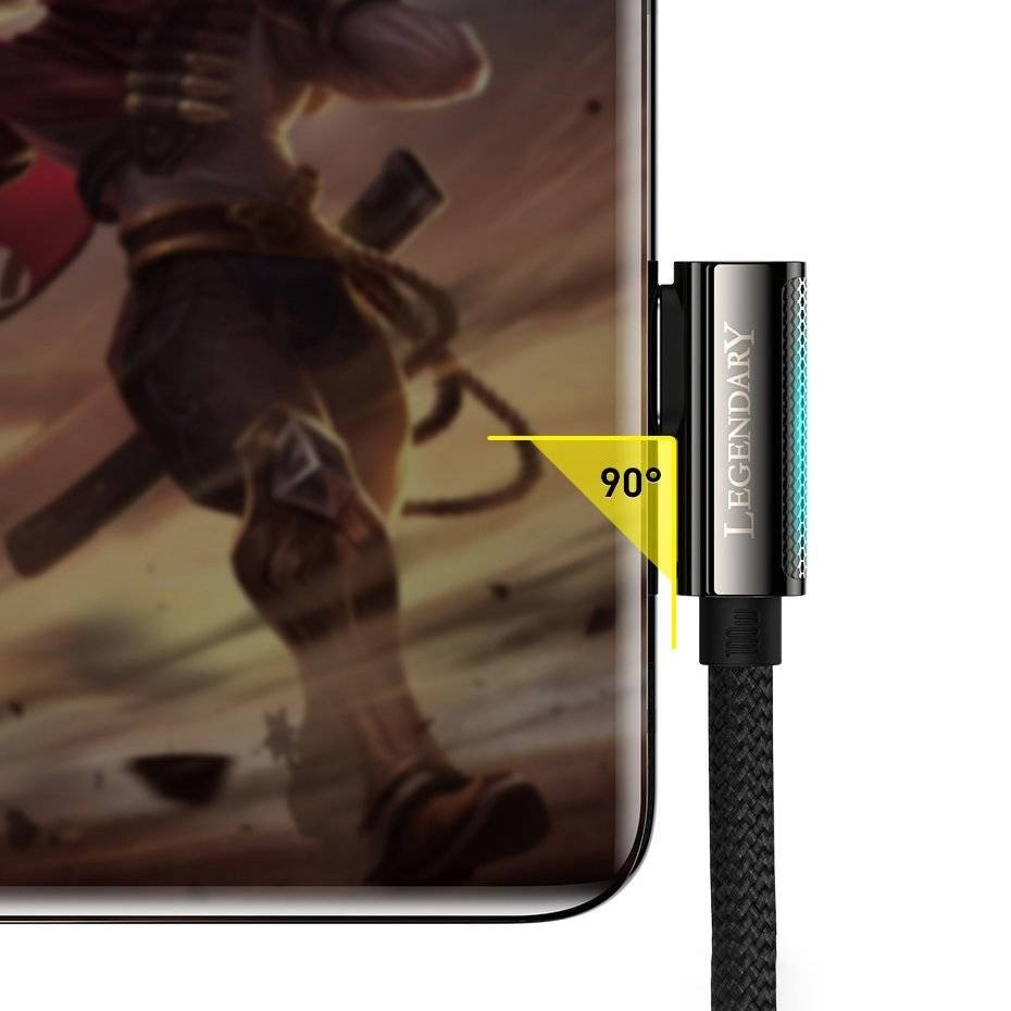 Cáp game CATCS-01 Baseus Legend Series Elbow Fast Charging Data Cable Type-C to Type-C 100W
