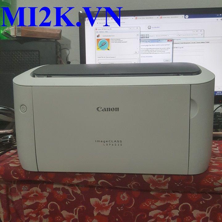 Máy In Văn Phòng 1 mặt nhỏ gọn - canon 6030 ( Tặng Hộp Mực Đa Năng - Dây Nguồn , Cáp in Mới 100% Đi Theo Máy )