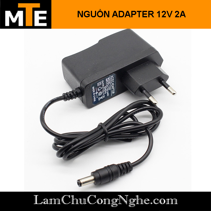 Nguồn adapter 12V 2A jack DC 5.5 x 2.1 mm - nguồn camera