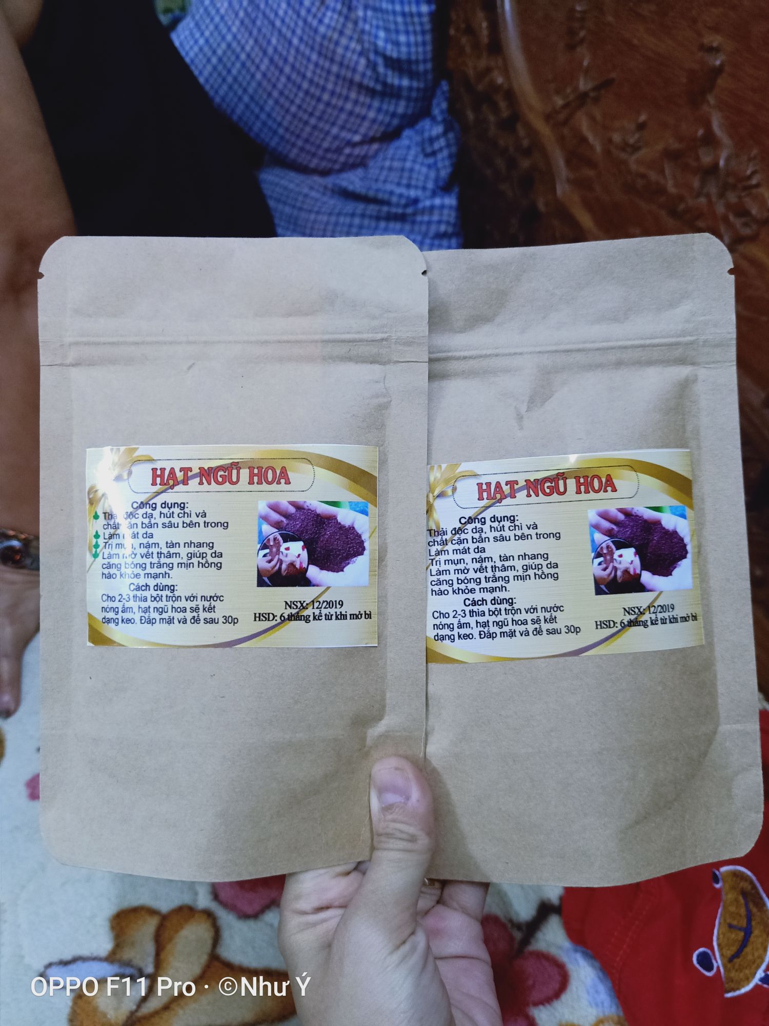 100gr NGŨ HOA HẠT MẶT NẠ