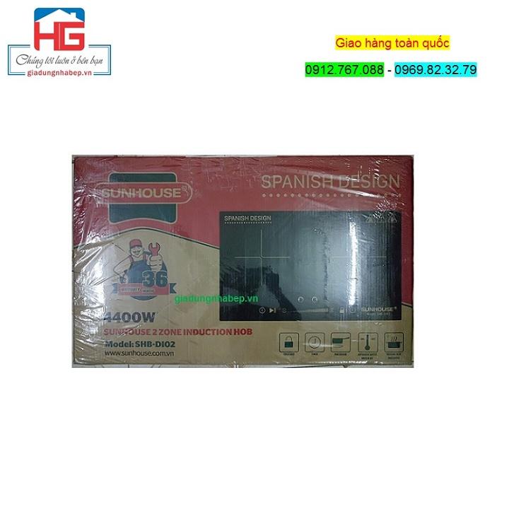 Bếp từ đôi Sunhouse SHB-DI02