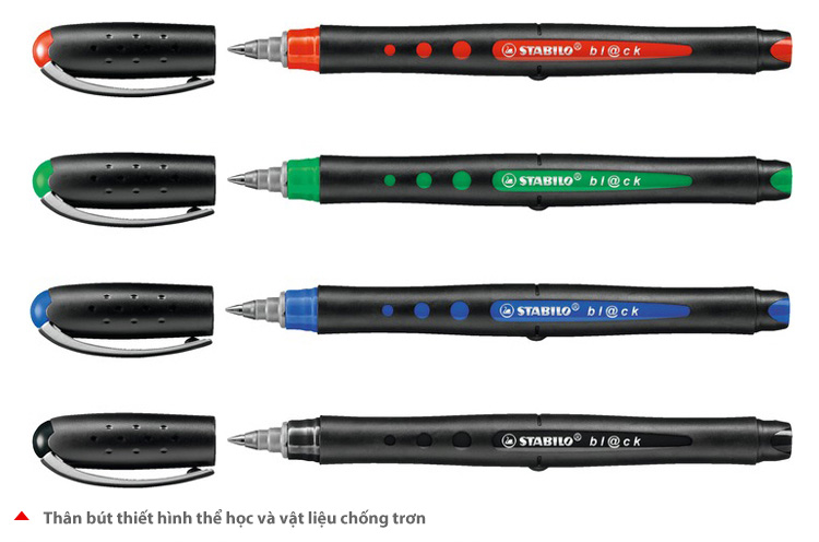 Bộ 2 bút ký STABILO bl@ck M nét 1.0mm BLKM