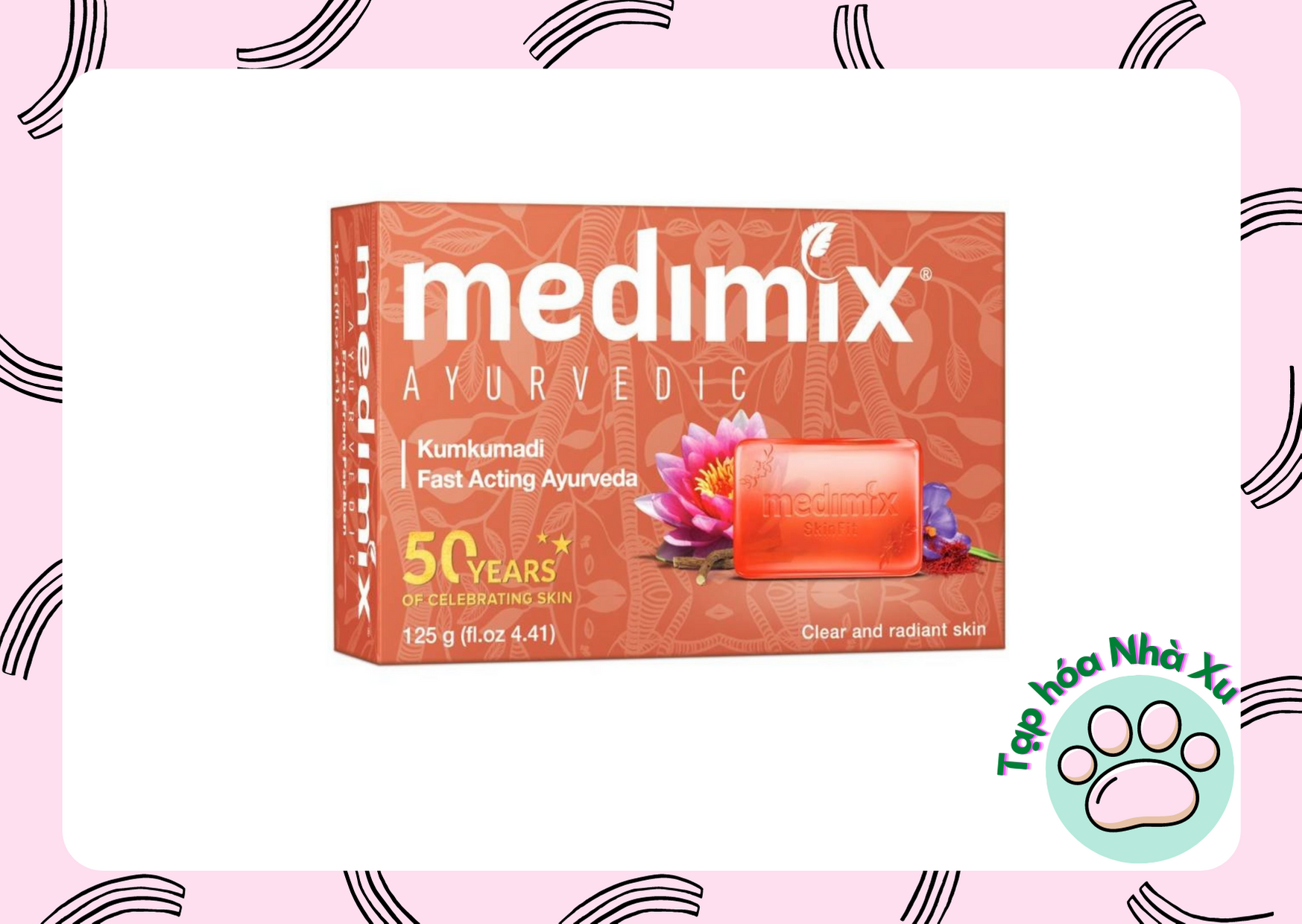 Xà phòng Medimix Nghệ Tây Kumkumadi 125gr