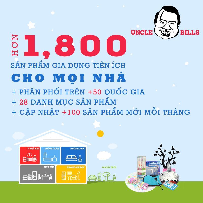 Bộ 4 lọc thép Uncle-Bills KA0145 (Bạc)