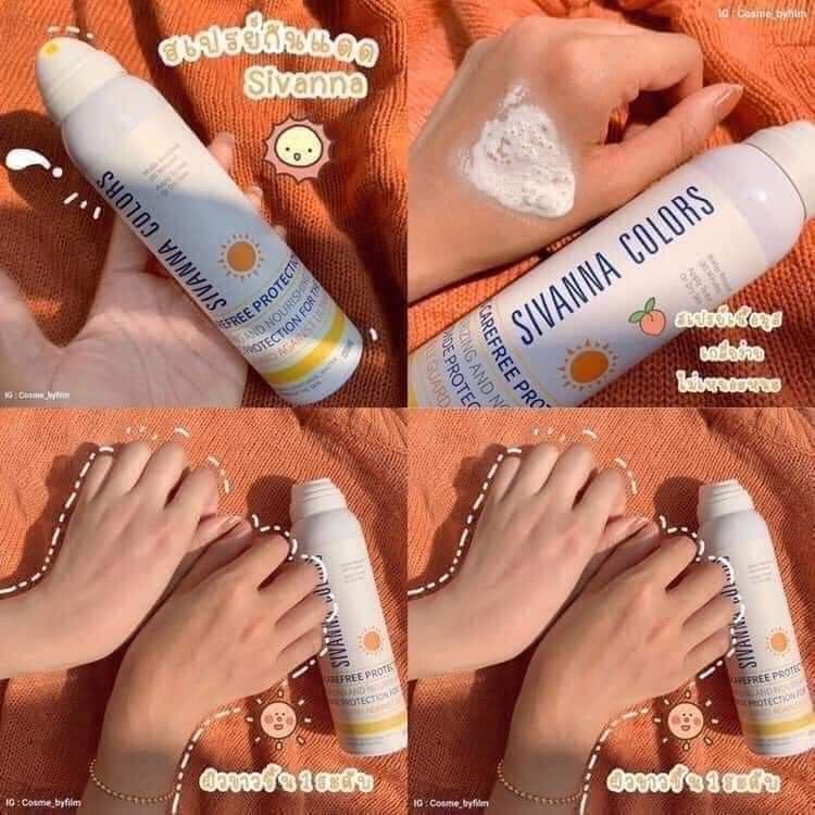 Xịt Chống Nắng SIVANNA 2 in 1 Thái Lan