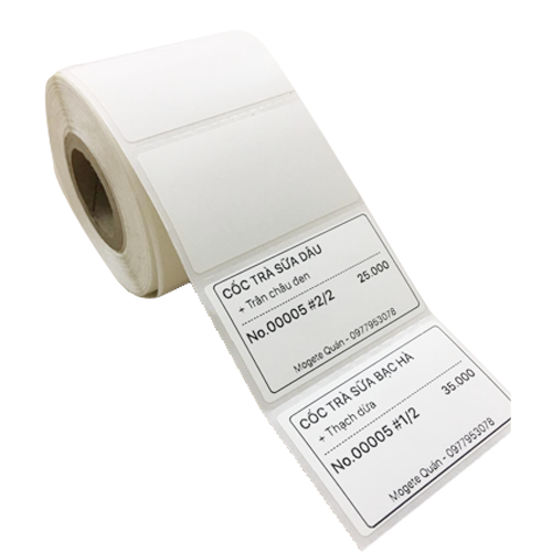 Combo 10cuộn - decal in tem trà sữa 40x30x1000 tem