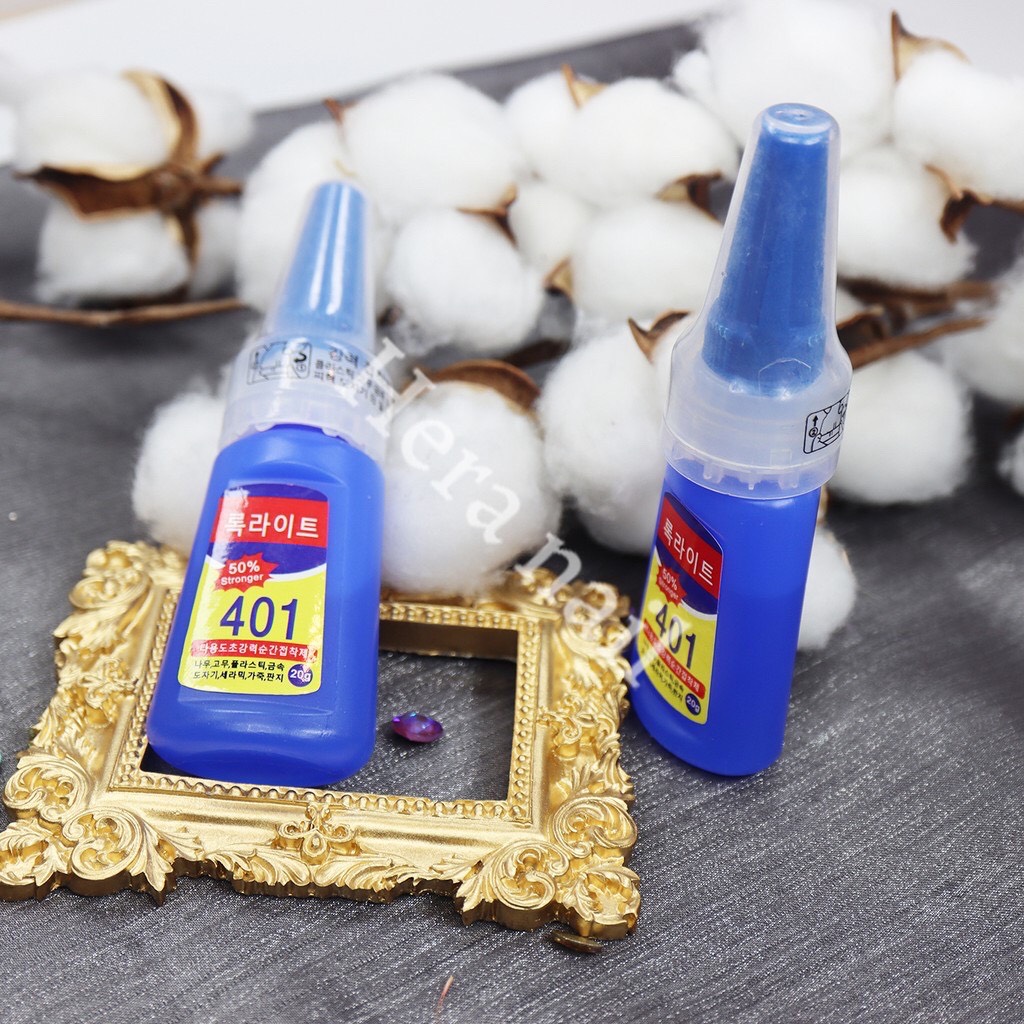 Keo 401 , keo gắn móng đính đá