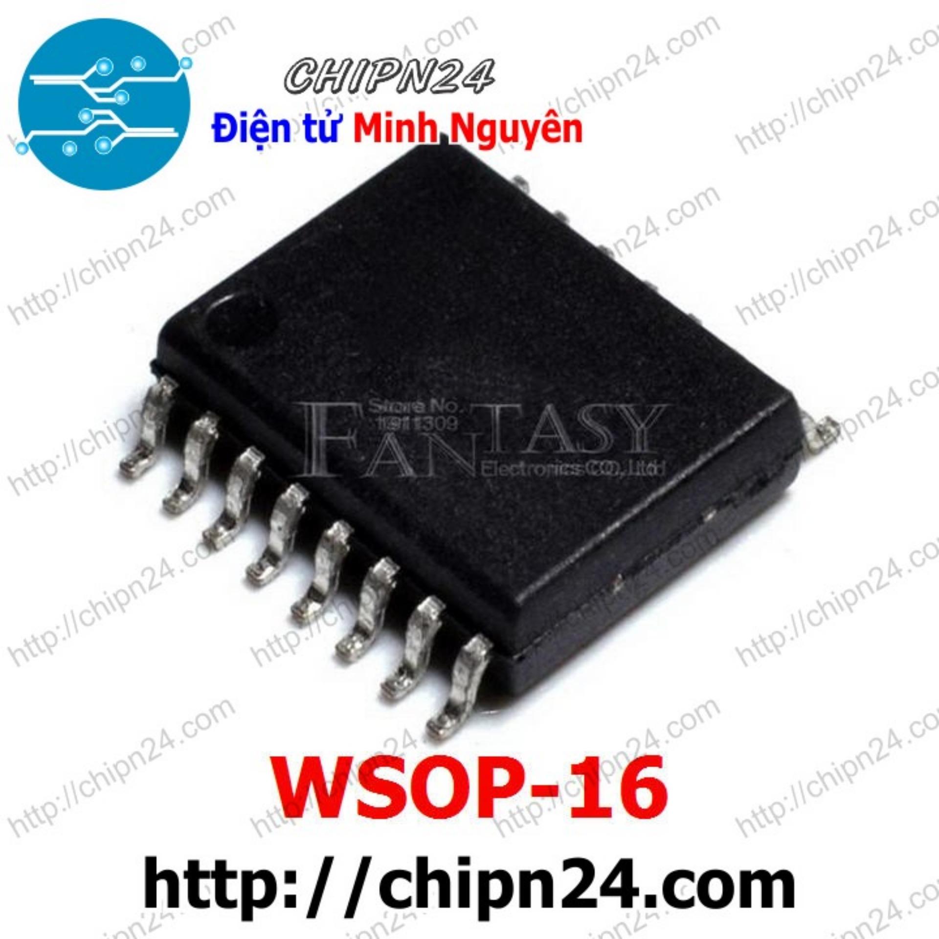 [1 con] (ST) IC Dán MAX232 WSOP-16 7.2mm Hàng Tốt (SMD) (MAX232CWE MAX232EWE RS232) - HH004434
