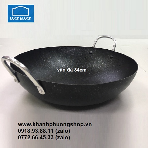 [HCM]chảo lòng sâu locklock 34cm - chảo lòng sâu