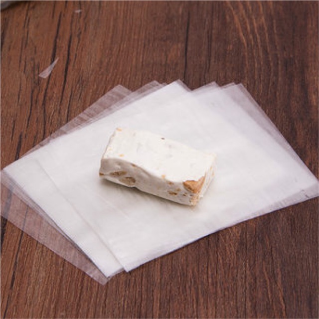 Giấy Gạo Gói Kẹo set 50 tờ/100 tờ ( dùng gói kẹo nougat, kẹo dừa,...)