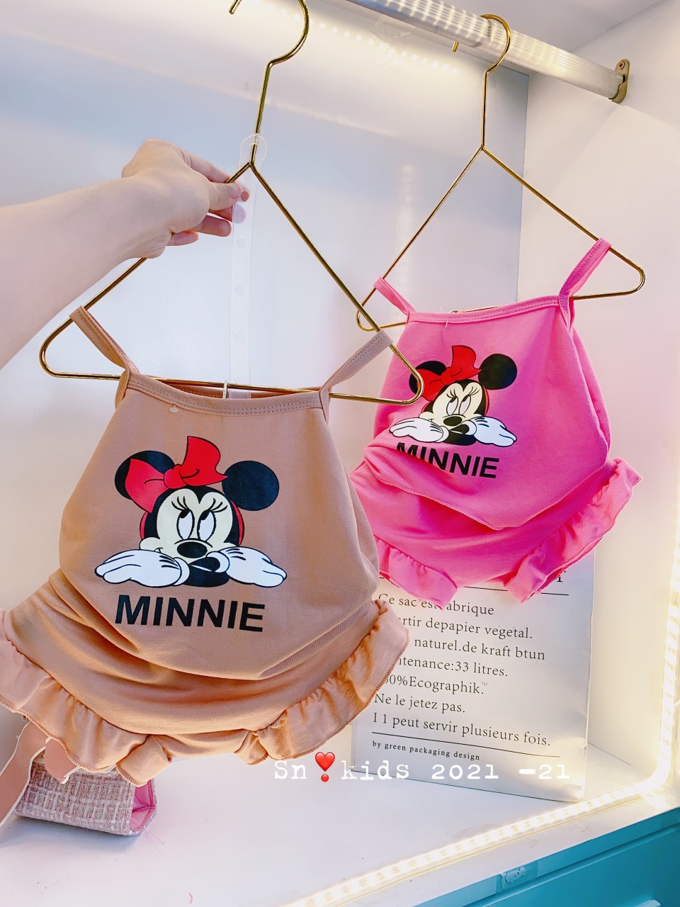 Bộ 2 dây Mickey cho bé gái