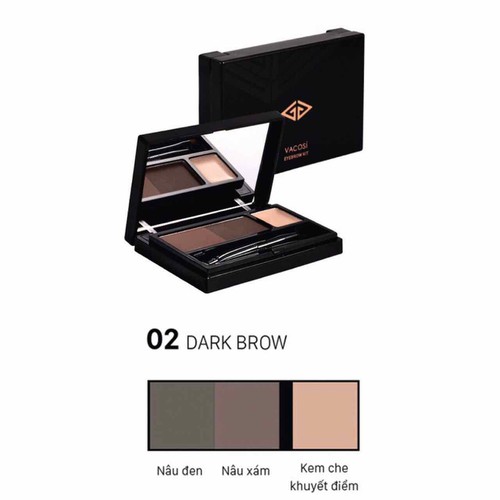 [HCM]Bột vẽ chân mày Vacosi Eyebrow Kit