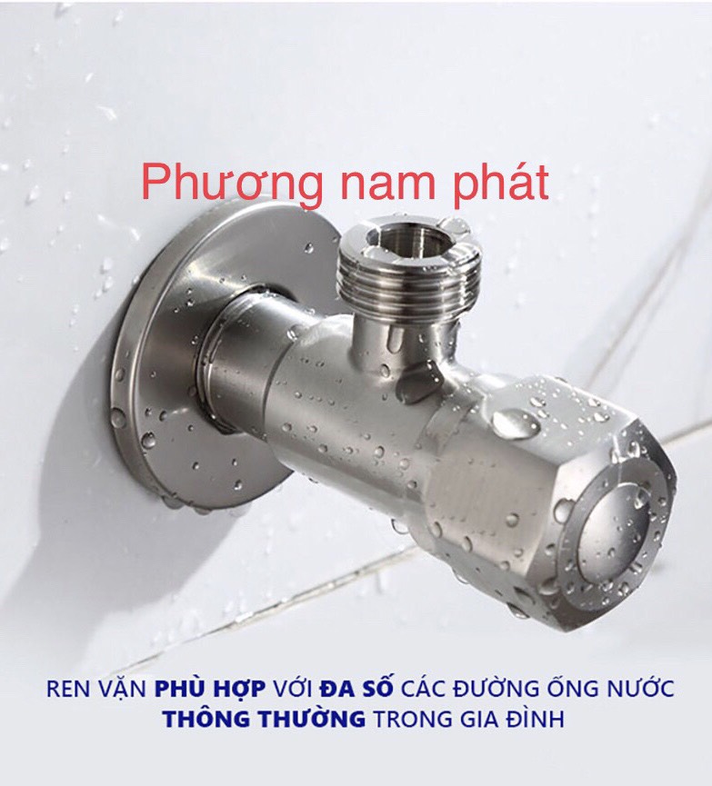 Van Cầu Chia Nước VAN KHÓA ĐƯỢC NƯỚC KHI SỬA, van giảm áp INOX 304 F CẦU Phương Nam Phát van chia nước