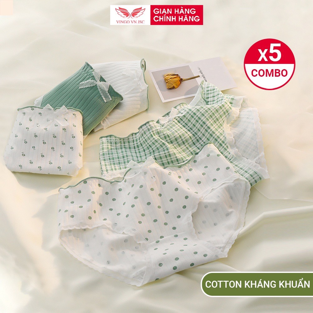 Combo 5 quần lót cotton nữ Vingo CB43 VNGO