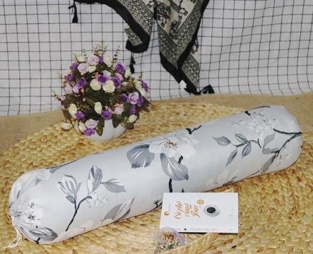 Vỏ gối ôm Cotton Poly họa tiết 35x100cm[heo đỏ]