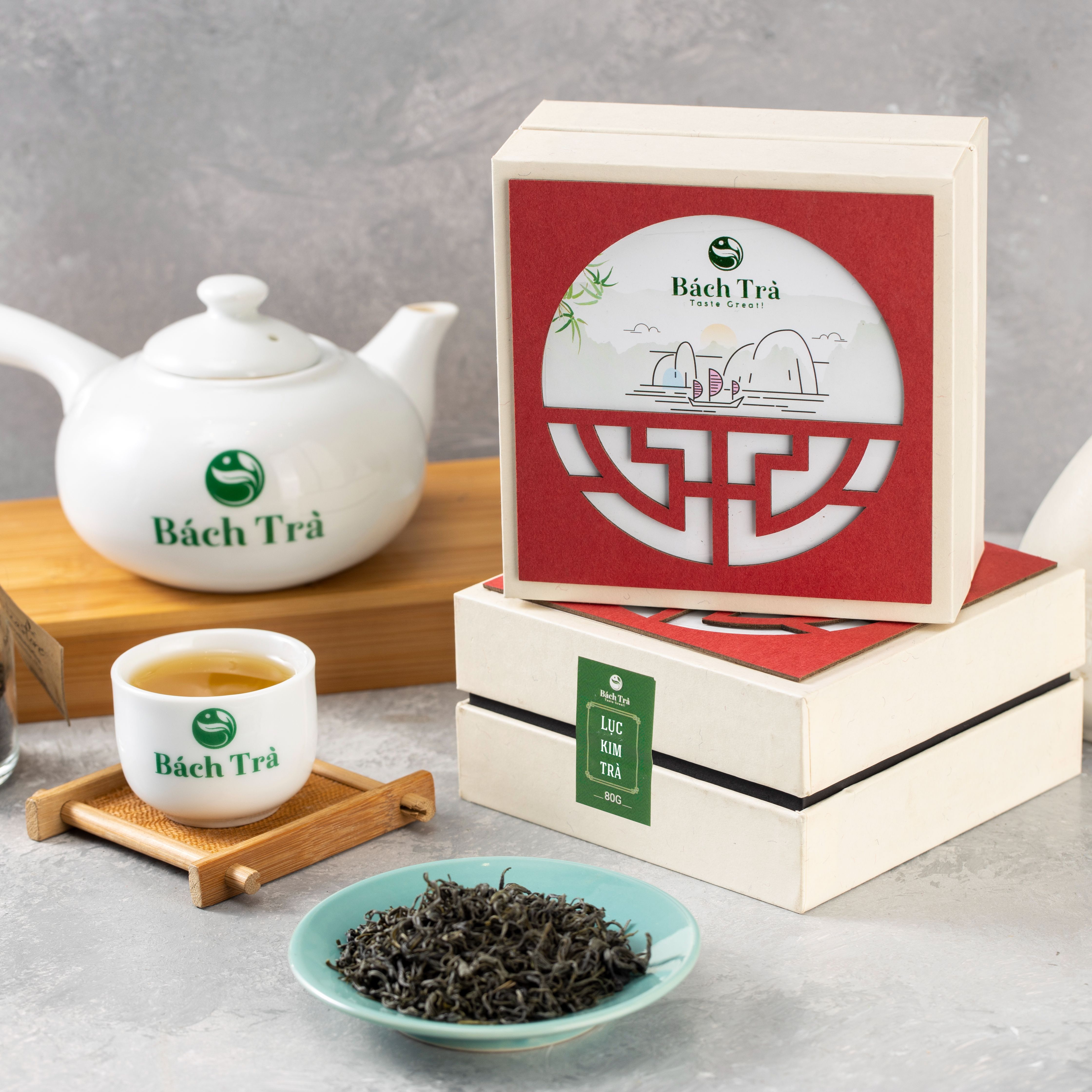 Lục Kim Trà - Bách Trà (80g)