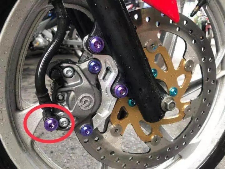 Ốc heo dầu đầu probolt titanium GR5 giá 1 con - Vindecal BD
