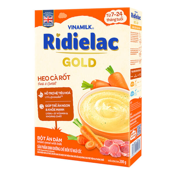 Bột ăn dặm Ridielac Gold