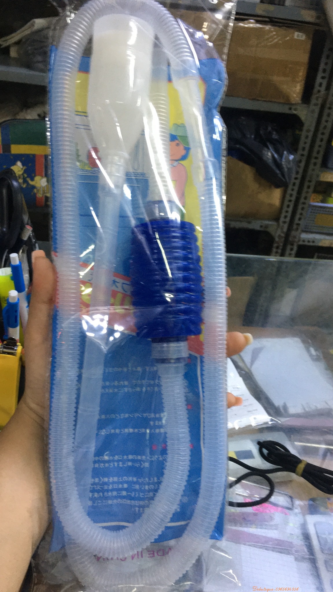 Bơm hút vệ sinh bể cá cảnh, hồ thủy sinh