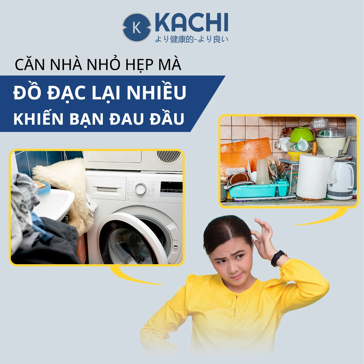 Kệ Máy Giặt 2 Tầng Kachi MK287