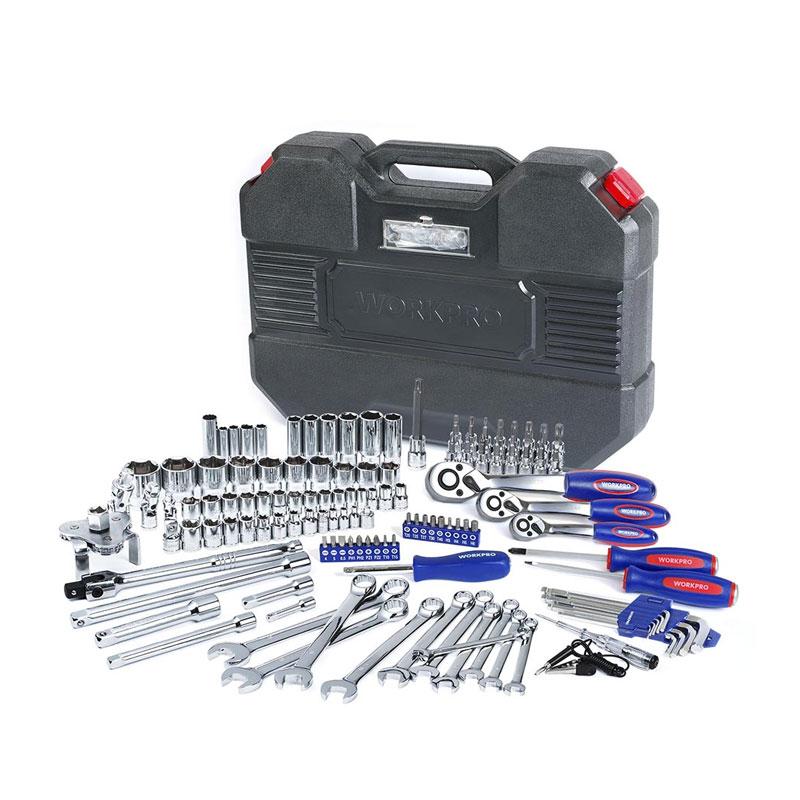 Bộ dụng cụ 123 chi tiết Workpro W003025