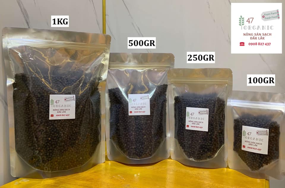 [HCM]TIÊU ĐEN ĐẮK LẮK - 2 GÓI 500GR