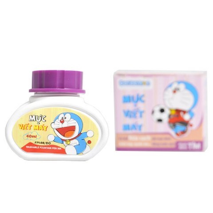 Mực bút máy Doraemon Điểm 10 TP-FPI08/DO  Xanh - Tím