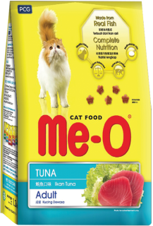 Hanpet - Thức ăn hạt khô dành cho mèo trưởng thành hương vị cá ngừ - Me-o Adult Túi 350g thumbnail