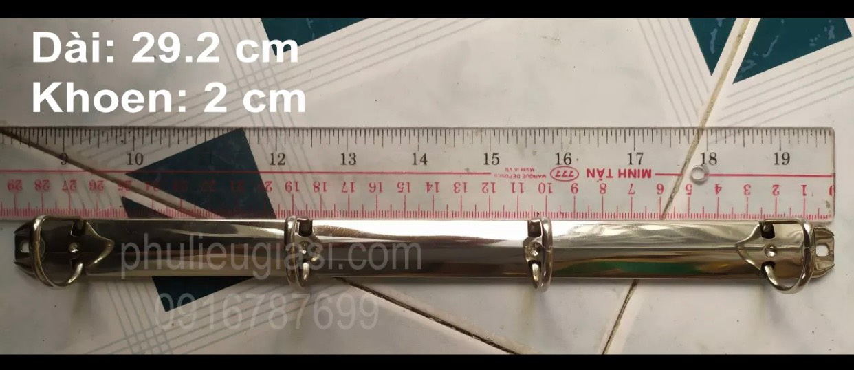 COMBO 10 GÁY CÒNG CHỮ D (DÀI 29.2 CM, 4 KHOEN 2 CM)
