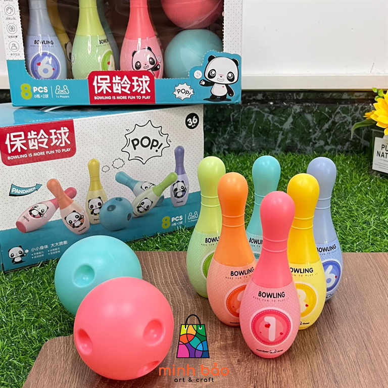 Bộ đồ chơi bowling cho bé, trò chơi vận động hữu ích cho bé