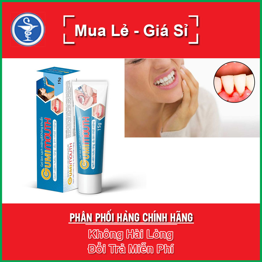 Gel Gumimouth - Làm Sạch Vijjêm Nướu Răng Đánh Bay Nhiệt Miệng Tuýp 15g