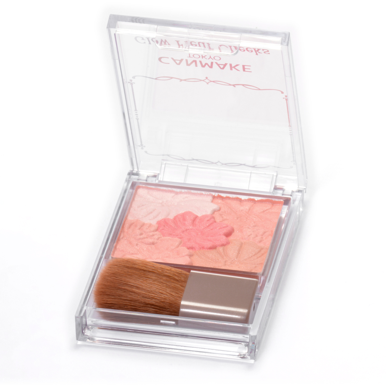 Phấn Má Hồng Canmake Glow Fleur Cheeks 6,3g.#01 Peach Fleur