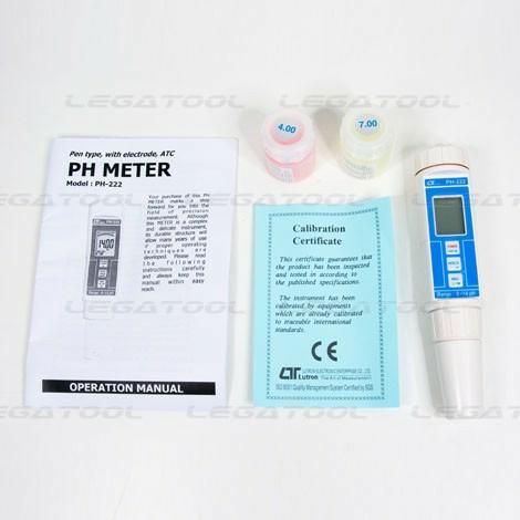 Bút đo PH LUTRON PH-222 dạng nhỏ gọn, bỏ túi