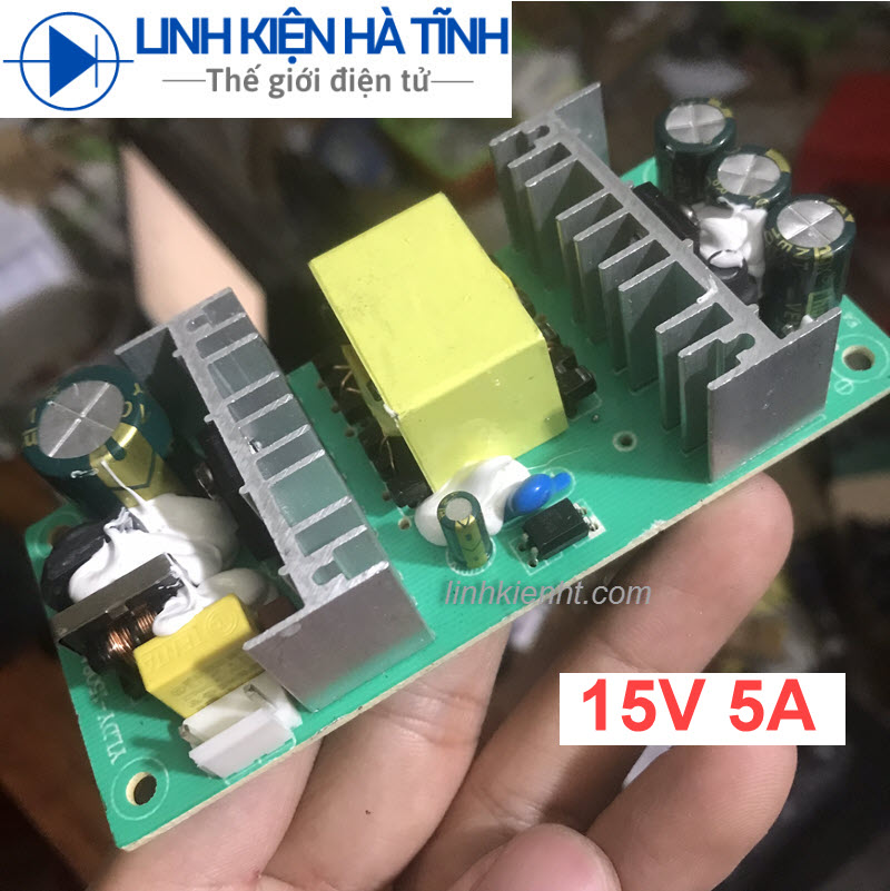 Mạch nguồn zin Loa Kéo 15V 5A nguồn 15V5A nguồn loa kéo hoàn toàn mới