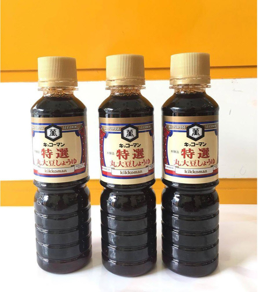 [HCM]Nước tương Kikkoman nhập Nhật cho bé ăn dặm - chai 100ml