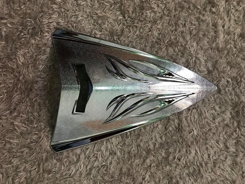 ốp mặt nạ mạ crom xe air blade 2011 2012