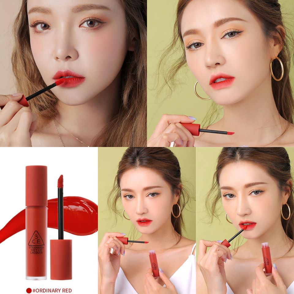 3CE SOFT LIP LACQUER #ORDINARYRED