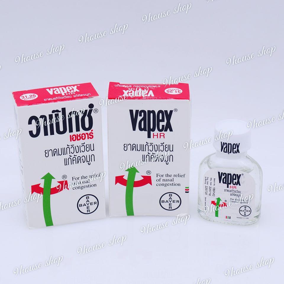01 dầu nóng thông mũi vapex thái lan 5ml